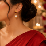 Raina Garnet Earrings - Image 3