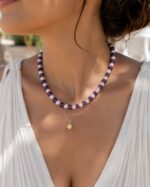 Lavanya Amethyst Necklace - Image 4