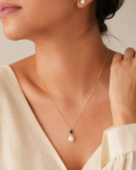 Indigo Pearl Necklace - Image 2