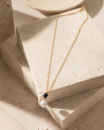 Indigo Pearl Necklace - Image 4