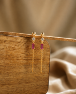 Laal Ruby Earrings - Image 3